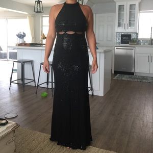 ⚡️BLACK FORMAL SEQUINS GOWN